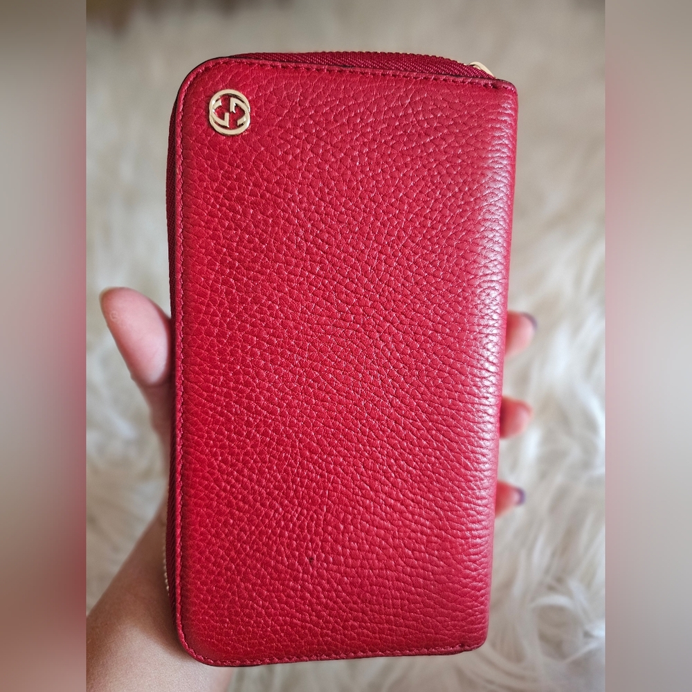 Gucci Red Long Wallet - Picture 3 of 17